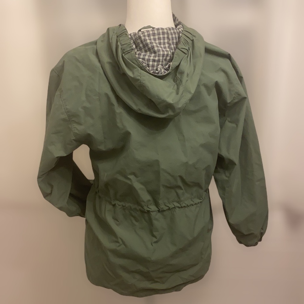 Lands’ End Zip-up Lined Nylon Hooded Jacket - Picture 3 of 8